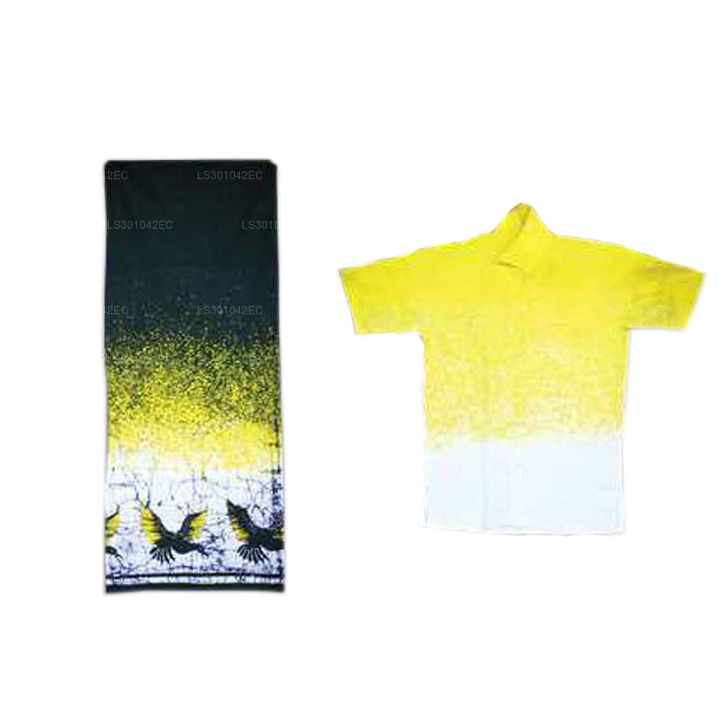 Lakpura Batik Sarong and Shirt (Design A)