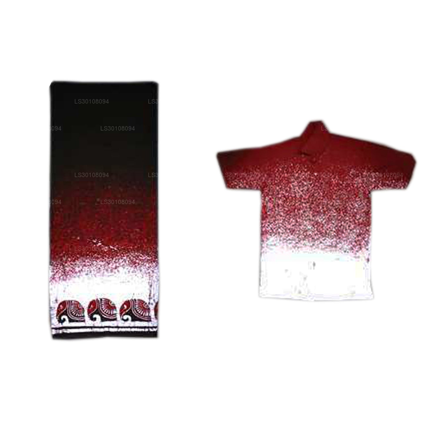 Lakpura Batik Sarong and Shirt (Design B)