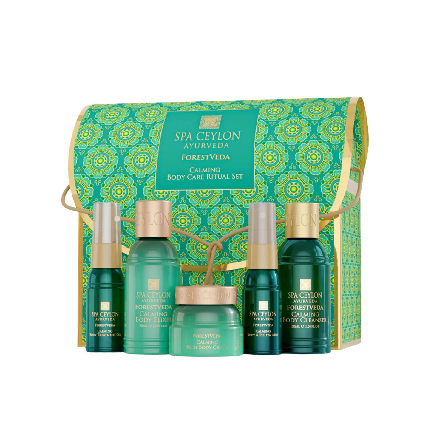 Успокаивающий ритуальный набор для ухода за телом Spa Ceylon ForestVeda