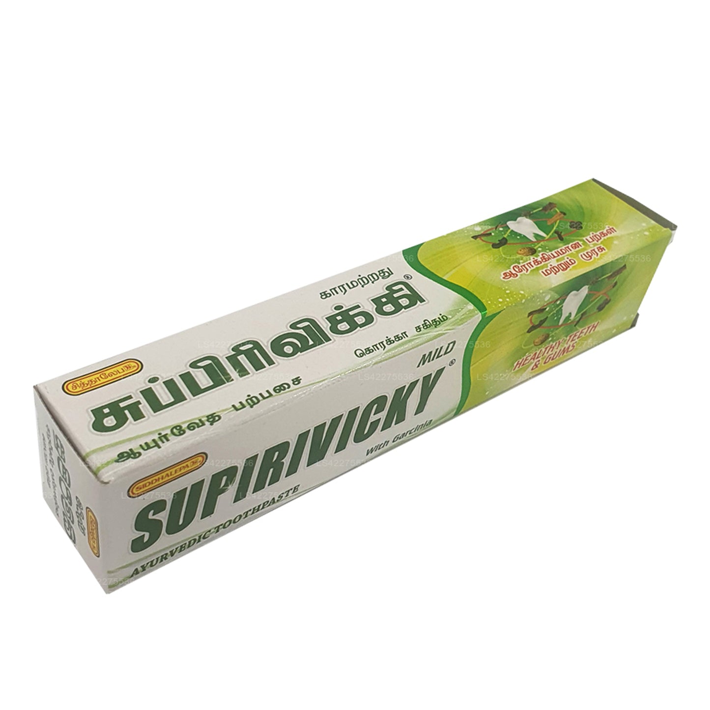 Мягкая аюрведическая зубная паста Siddhalepa Supirivicky (40 г)