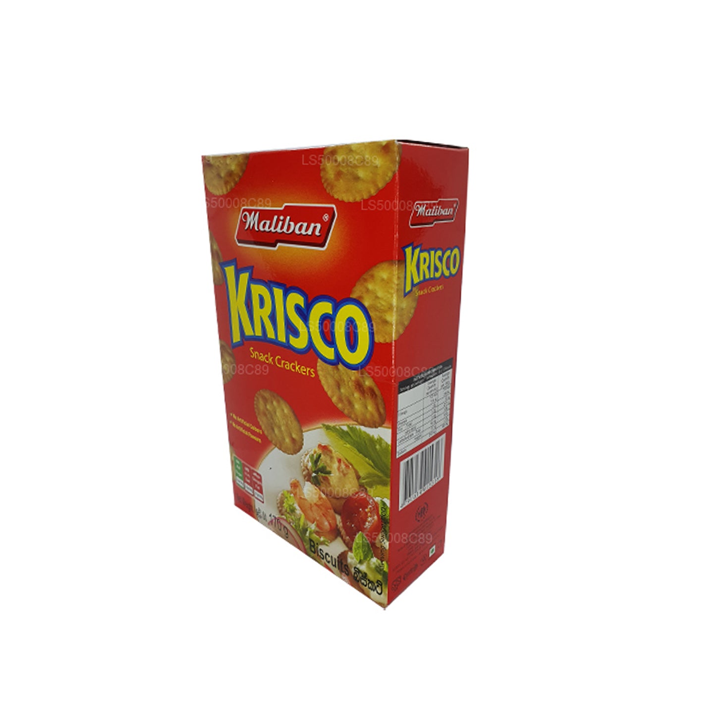 Печенье с крекерами Maliban Krisco (170 г)