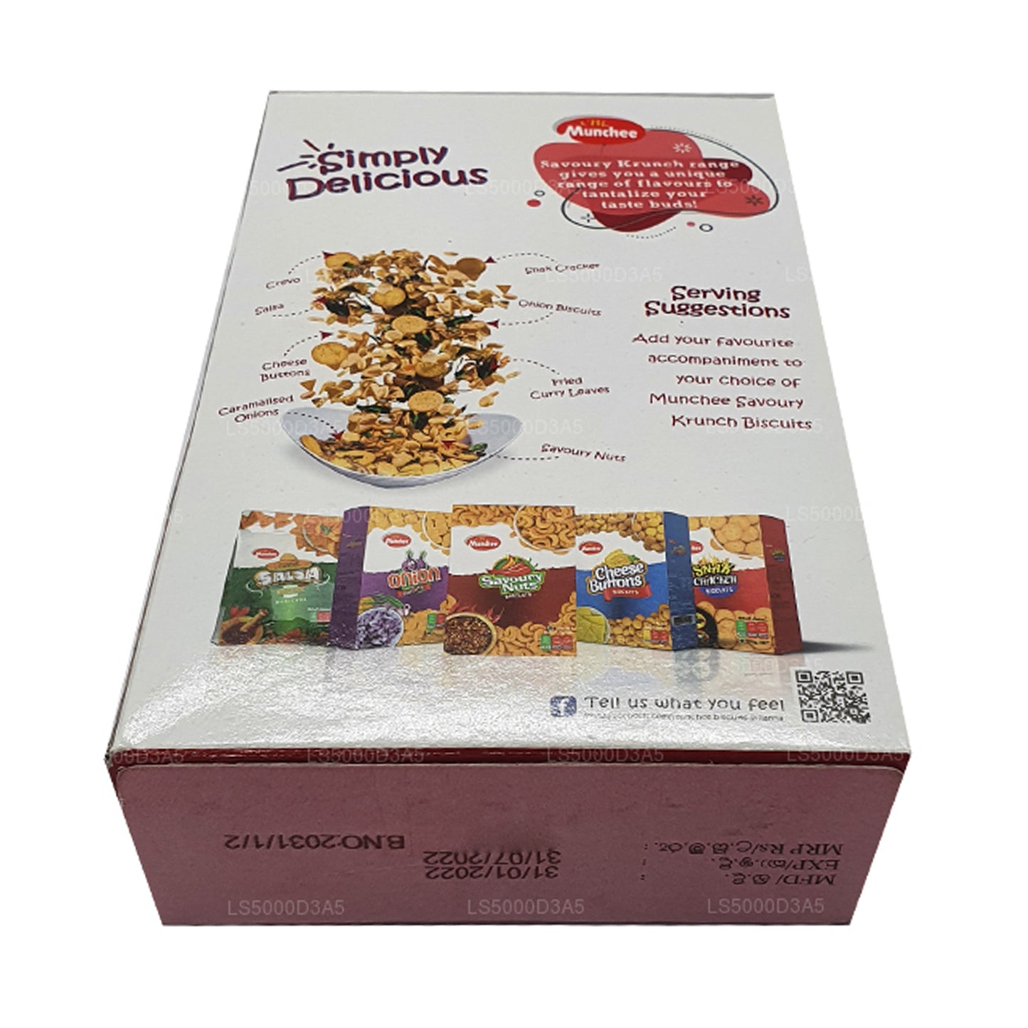 Печенье Munchee с солеными орехами (170 г)