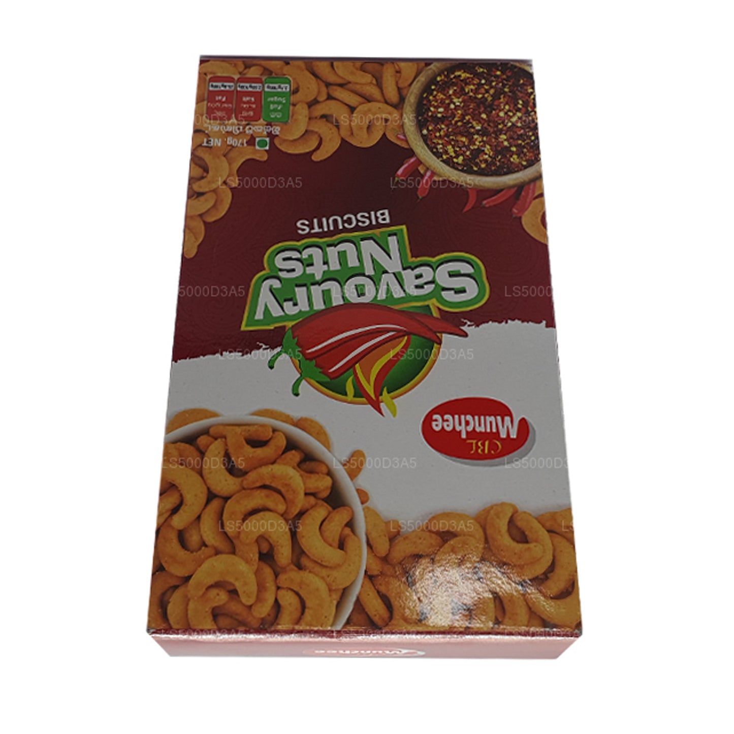 Печенье Munchee с солеными орехами (170 г)