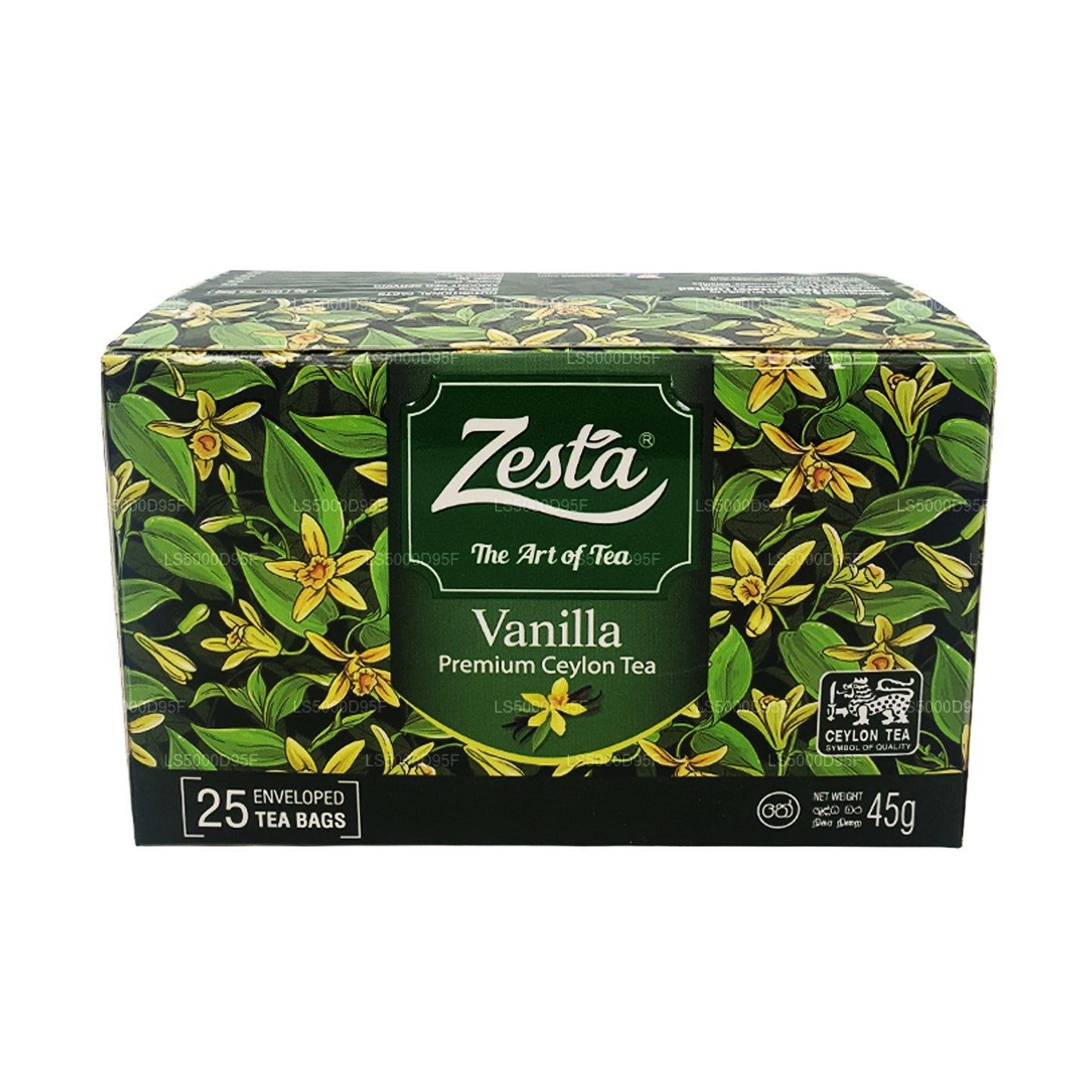 Черный чай Zesta Vanilla (45 г) 25 пакетиков