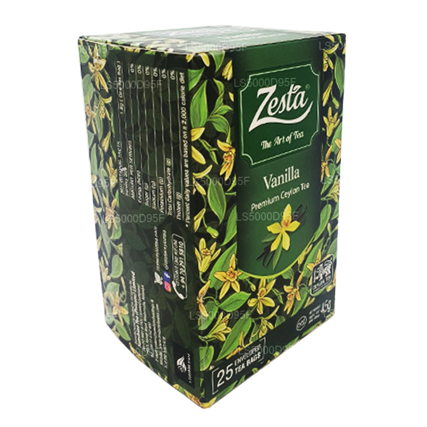 Черный чай Zesta Vanilla (45 г) 25 пакетиков