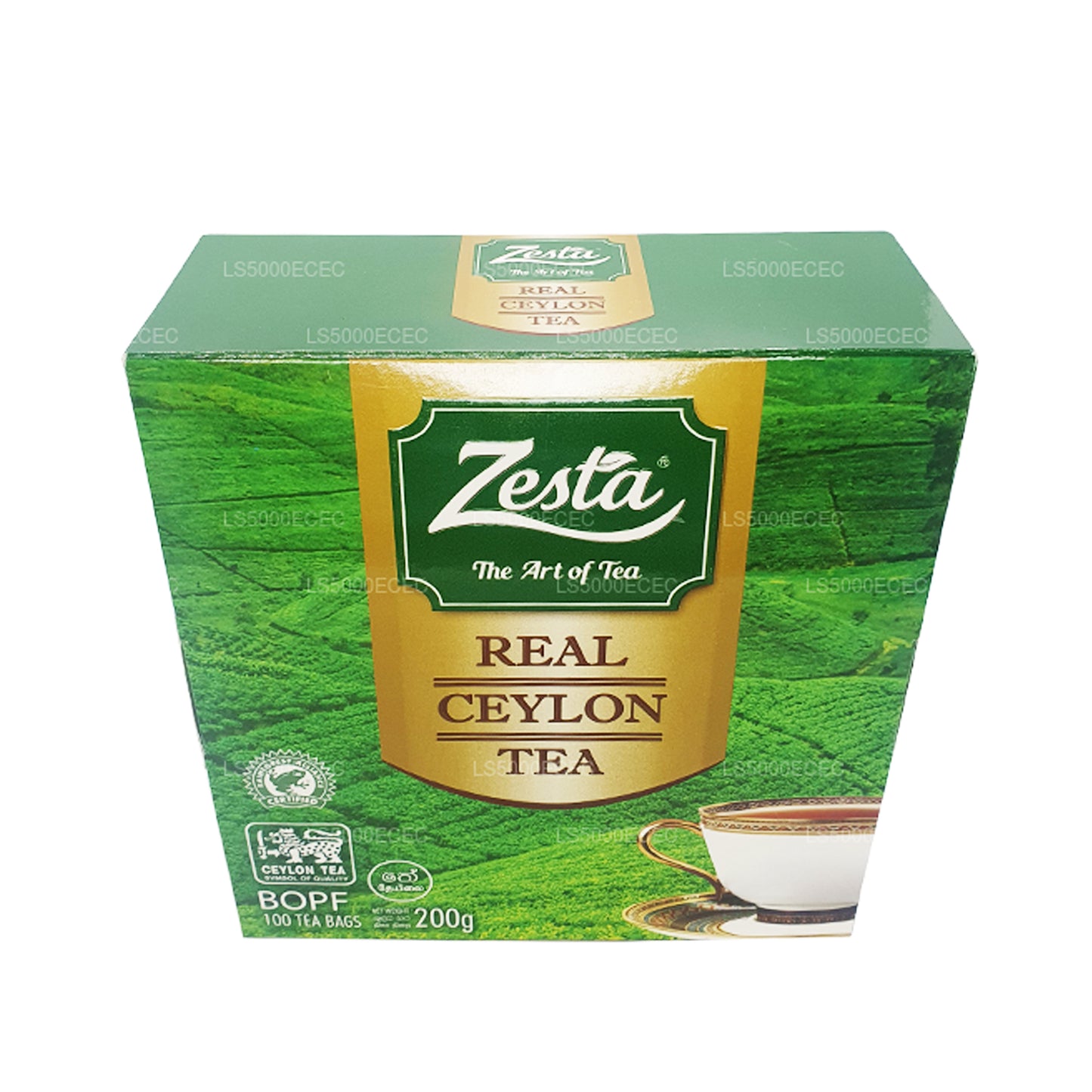 Цейлонский чай Zesta Real (200 г) 100 пакетиков