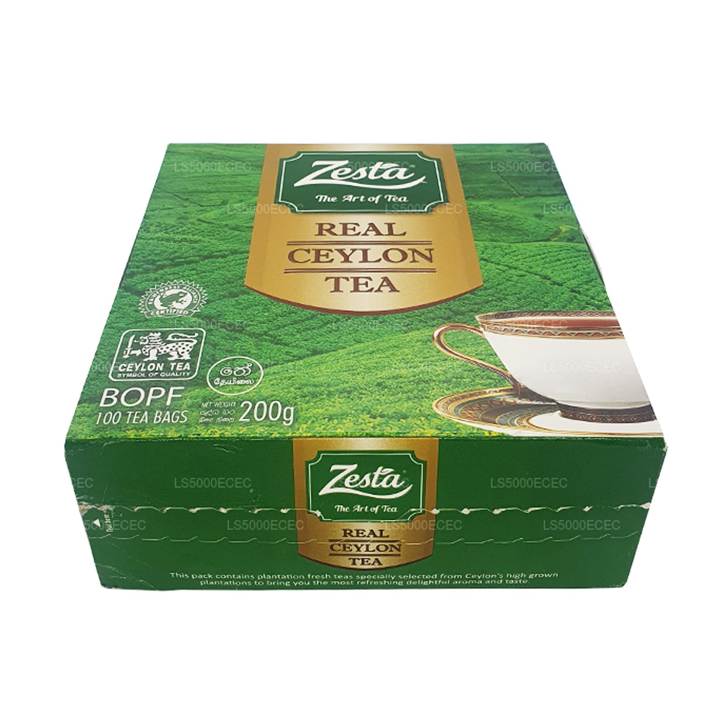 Цейлонский чай Zesta Real (200 г) 100 пакетиков