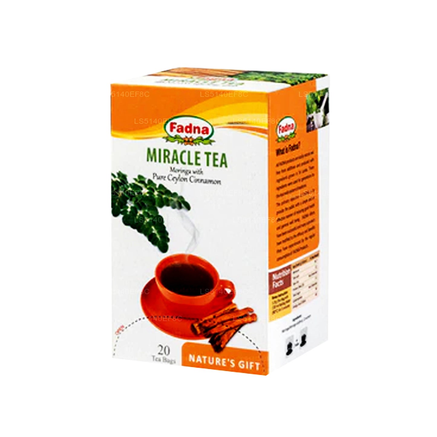 Fadna Moringa с корицей (40 г) 20 пакетиков