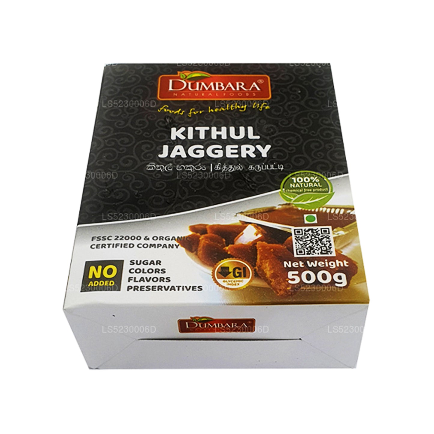 Думбара Китул Джаггери (250 г)
