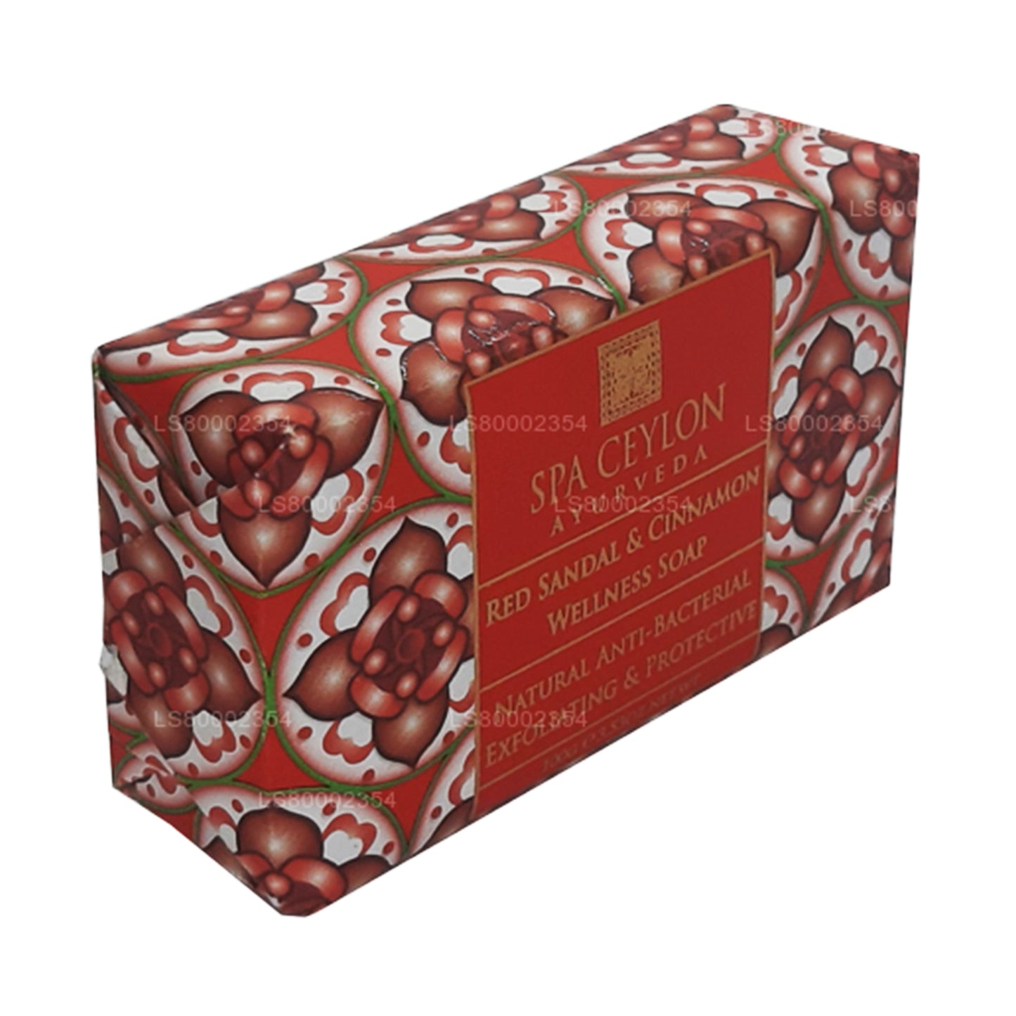 Антибактериальное отшелушивающее оздоровительное мыло Spa Ceylon Red Sandal и корицы (100 г)
