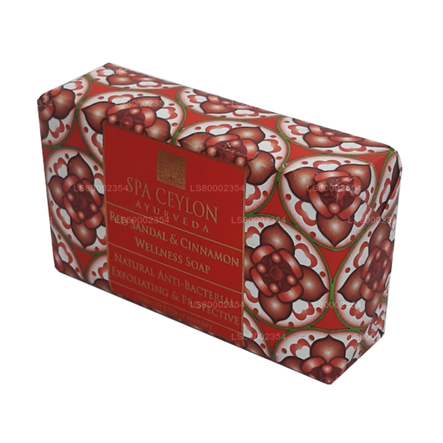 Антибактериальное отшелушивающее оздоровительное мыло Spa Ceylon Red Sandal и корицы (100 г)
