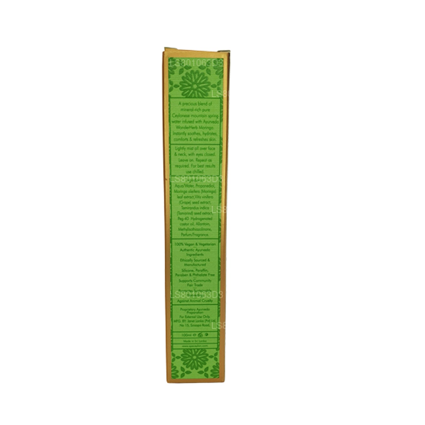 Увлажняющий водный спрей для лица Spa Ceylon Moringa (100 мл)