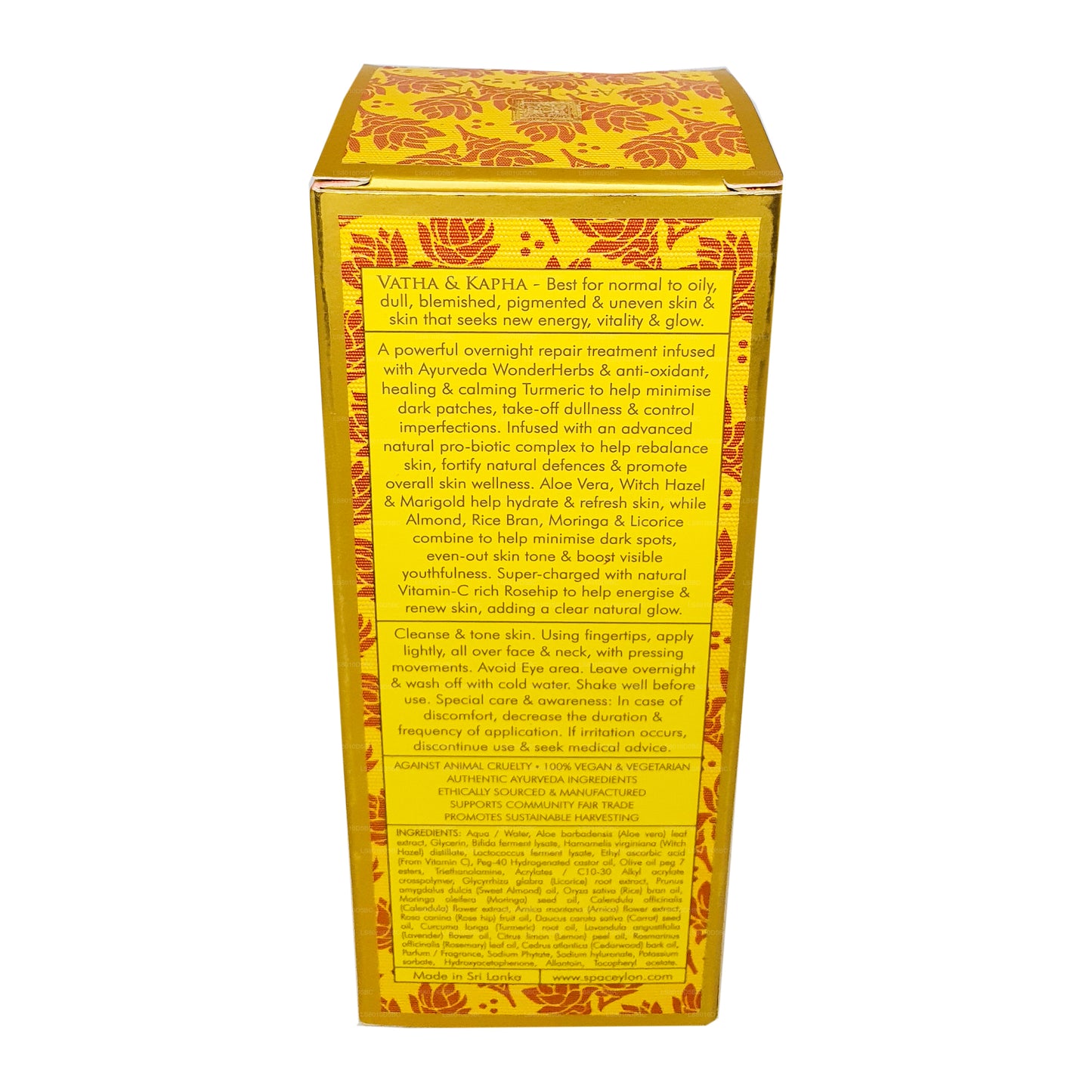 Восстанавливающая лечебная сыворотка Spa Ceylon True с куркумой и витамином C (30 мл)
