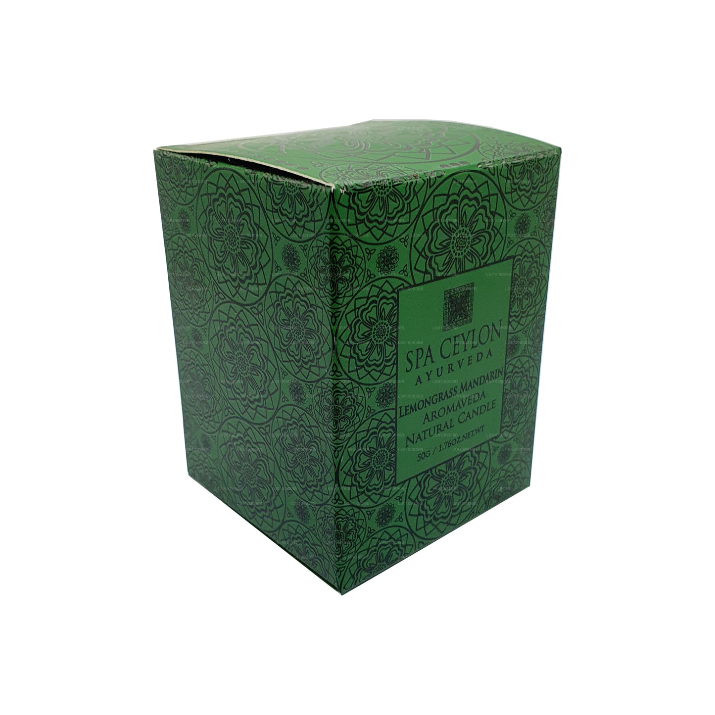 Spa Ceylon Lemongrass Mandarin - Aromaveda Natural Candle (50g)