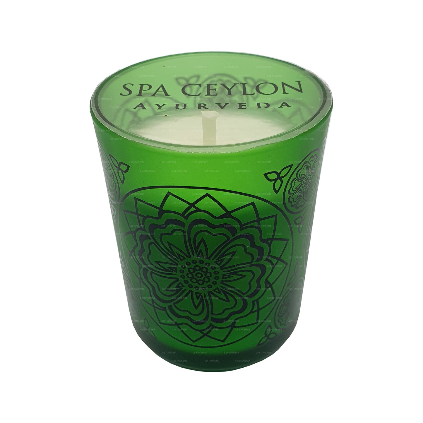 Spa Ceylon Lemongrass Mandarin - Aromaveda Natural Candle (50g)