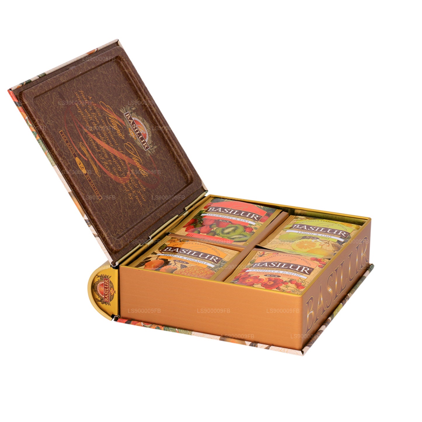 Книга чая Basilur «Волшебное фруктовое ассорти» (64 г) Caddy