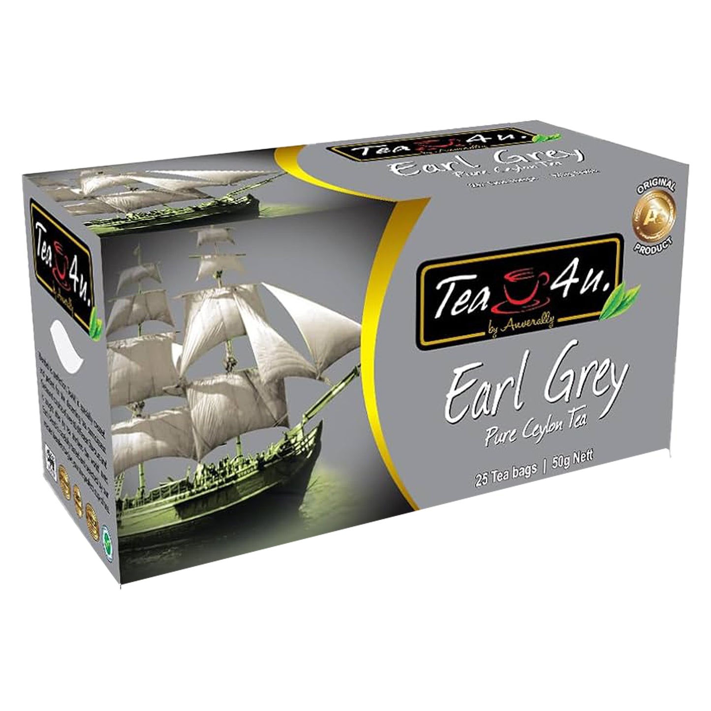 Tea4U Эрл Грей (50 г) 25 пакетиков чая