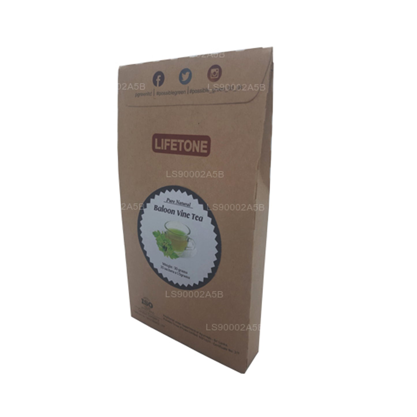 Виноградный чай Lifetone Balloon (30 г) 20 чайных пакетиков