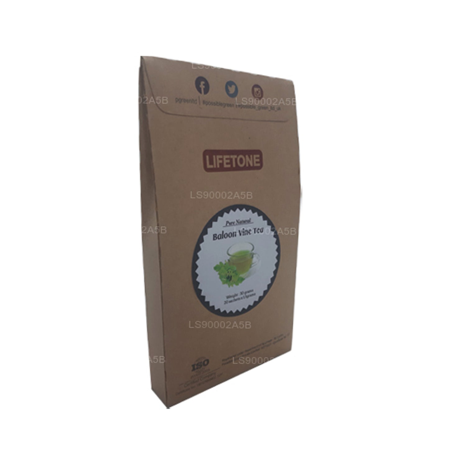 Виноградный чай Lifetone Balloon (30 г) 20 чайных пакетиков