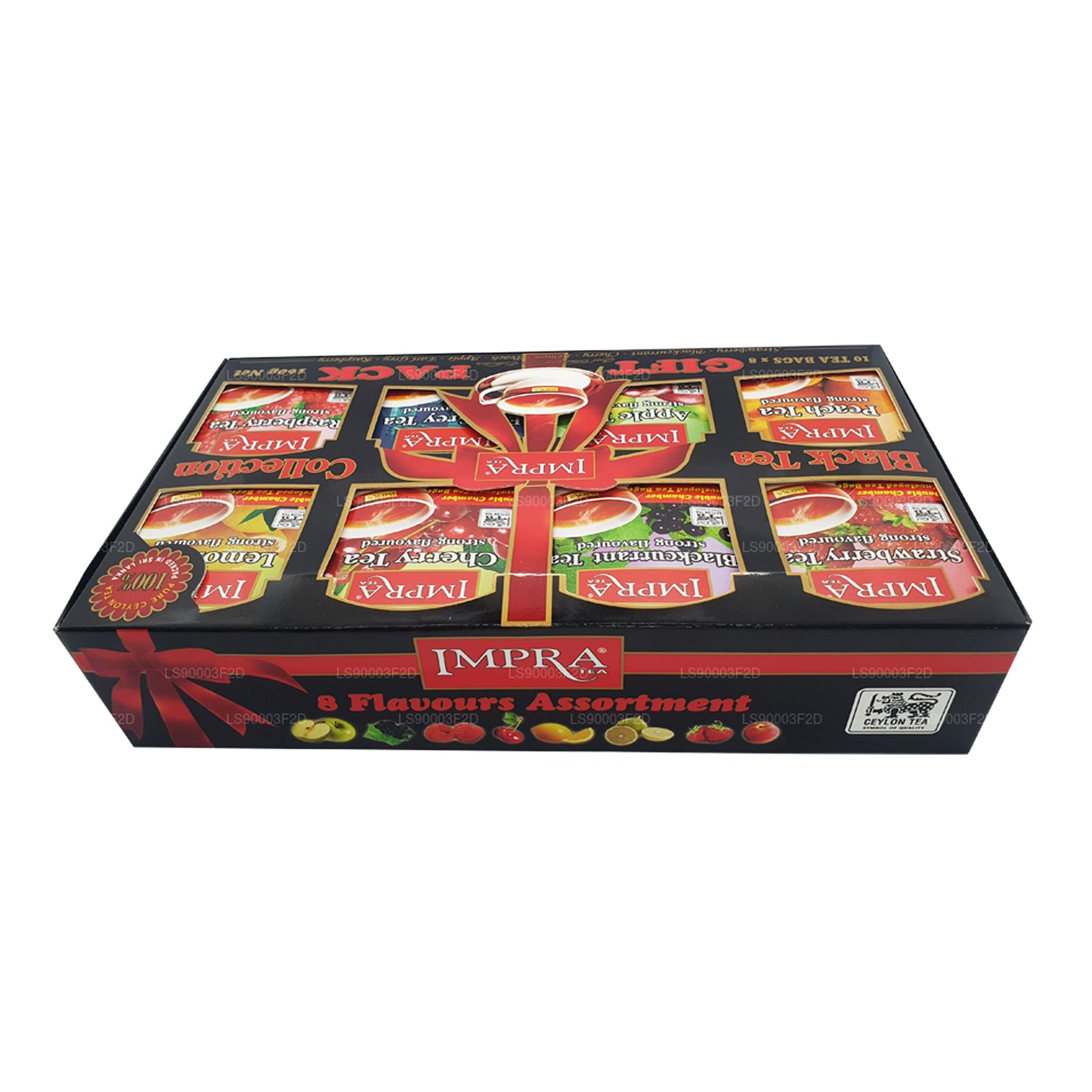 Коллекция черного чая Impra 8 вкусов (160 г)