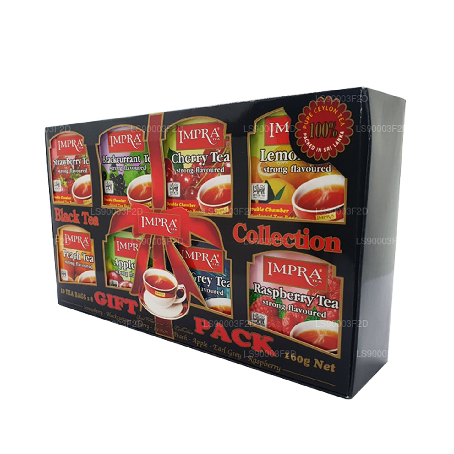 Коллекция черного чая Impra 8 вкусов (160 г)