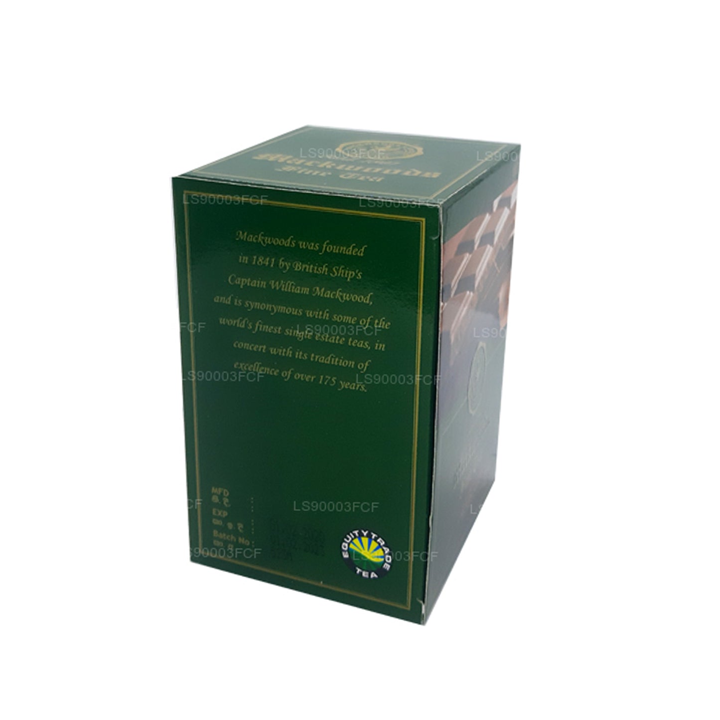 Цейлонский черный чай Mackwoods Single Estate со вкусом шоколада (50 г) 25 чайных пакетиков