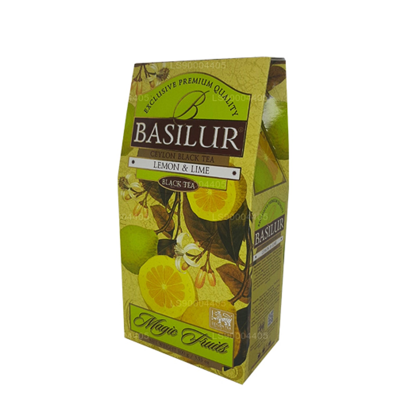 Цейлонский черный чай Basilur с лимоном и лаймом (100 г)