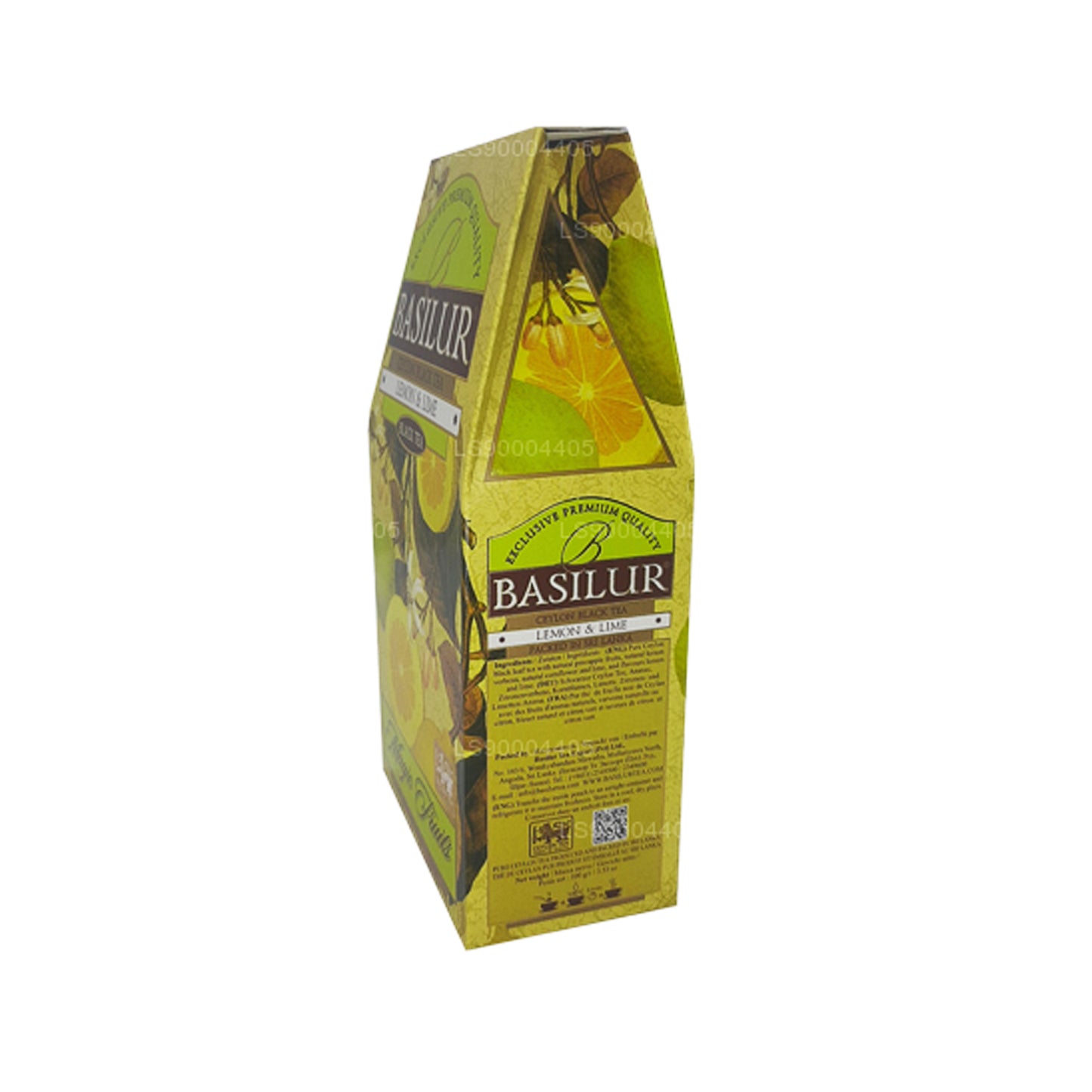 Цейлонский черный чай Basilur с лимоном и лаймом (100 г)