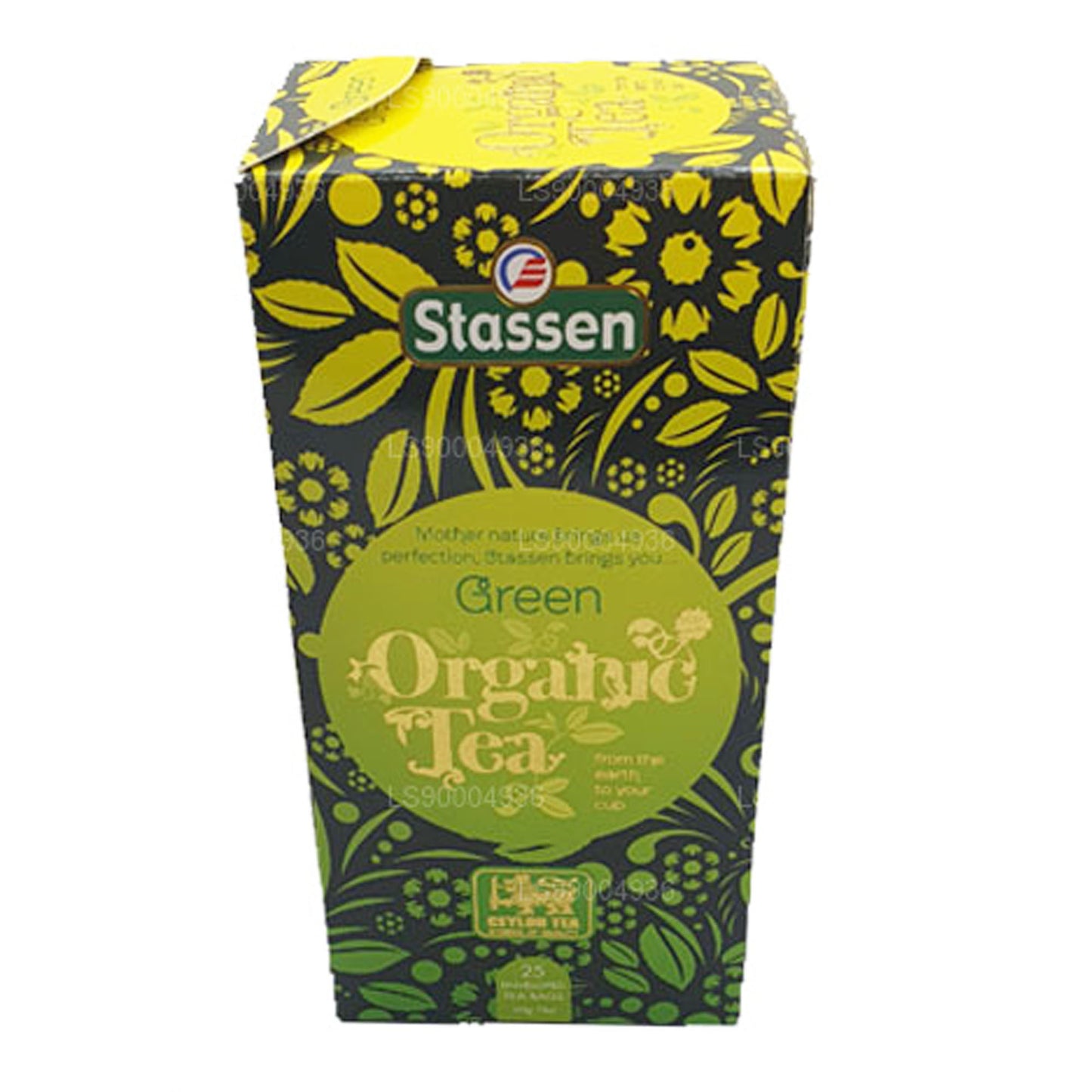Зеленый органический чай Stassen (50 г) 25 пакетиков