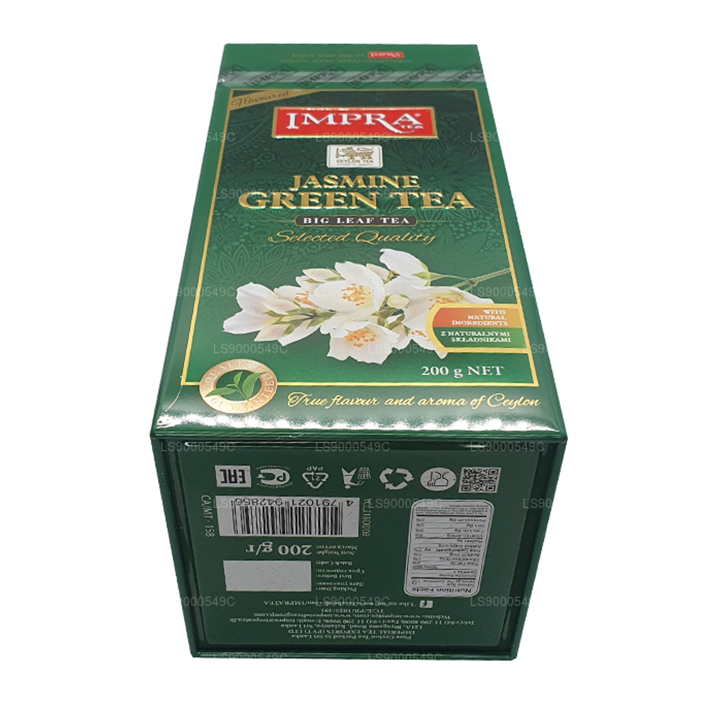 Зеленый чай Impra Жасмин Большой лист (200 г) Мясная кедди