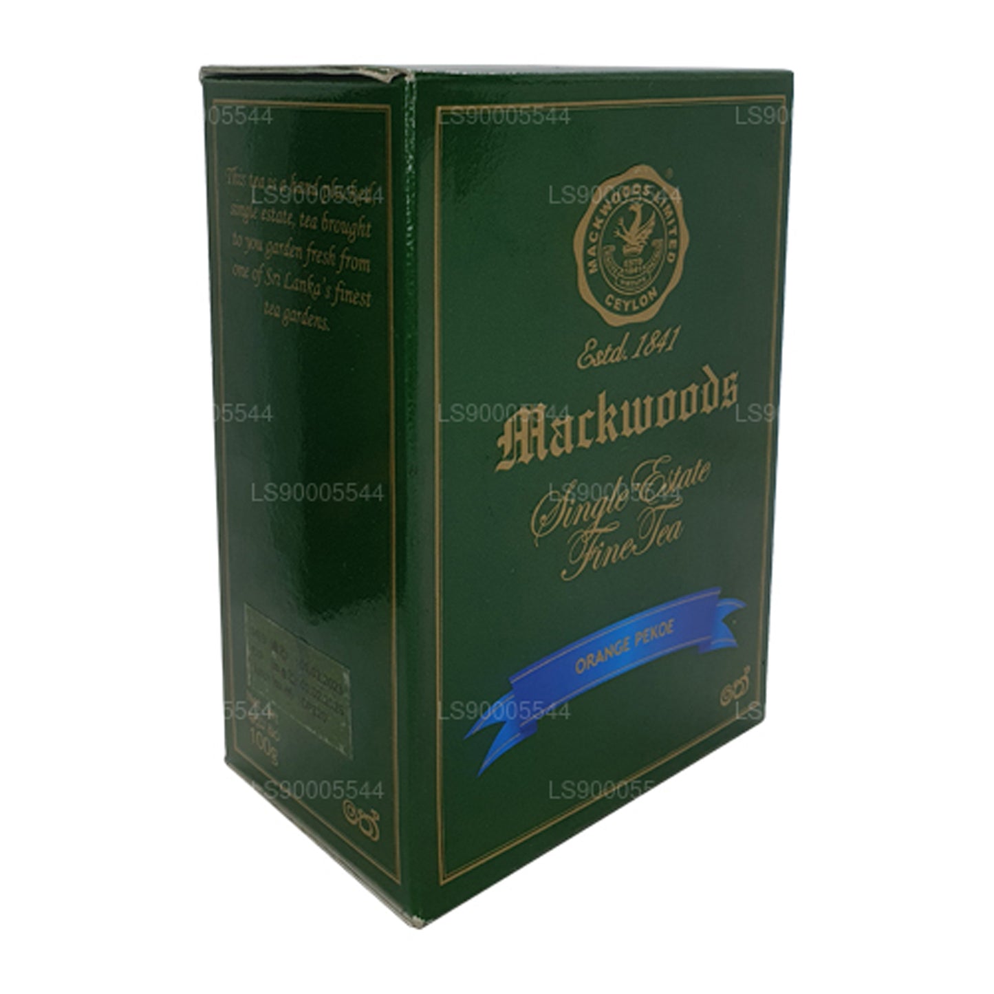 Mackwoods Single Estate, листовой, оранжевый, в картонной коробке (100 г)