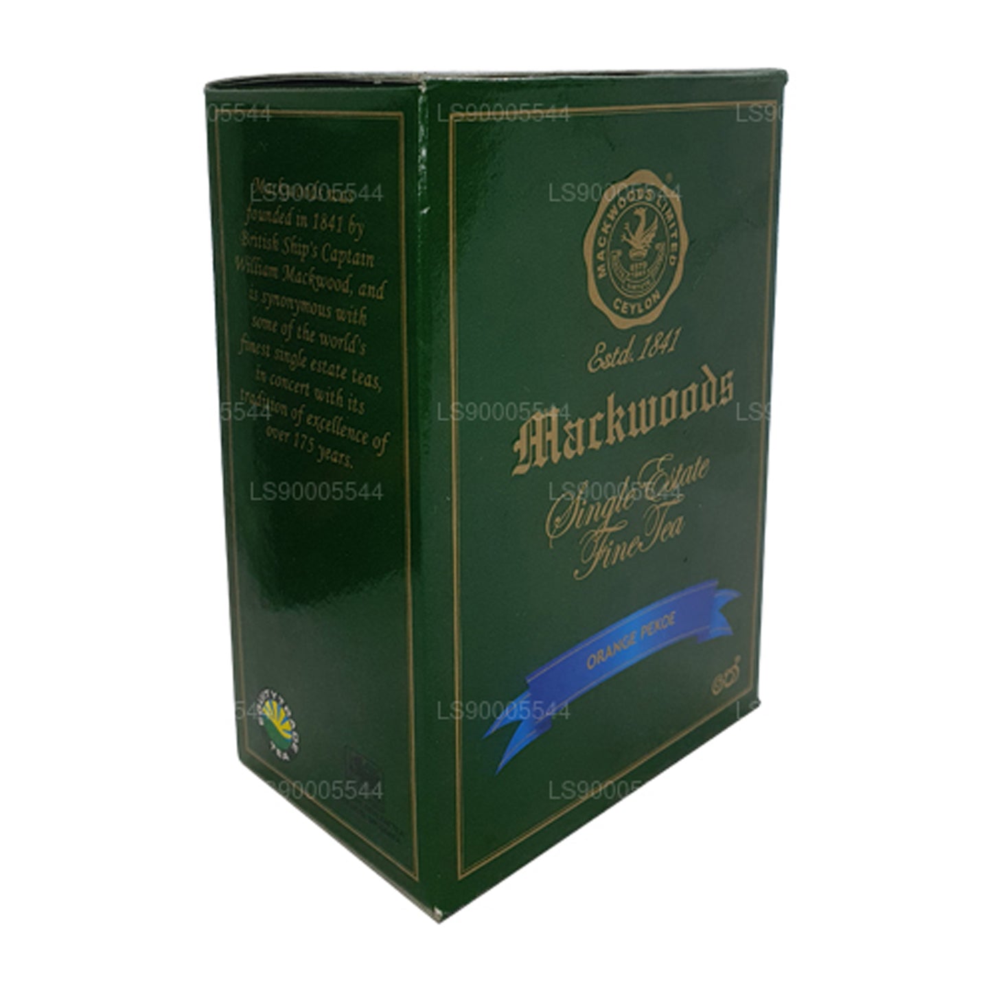 Mackwoods Single Estate, листовой, оранжевый, в картонной коробке (100 г)