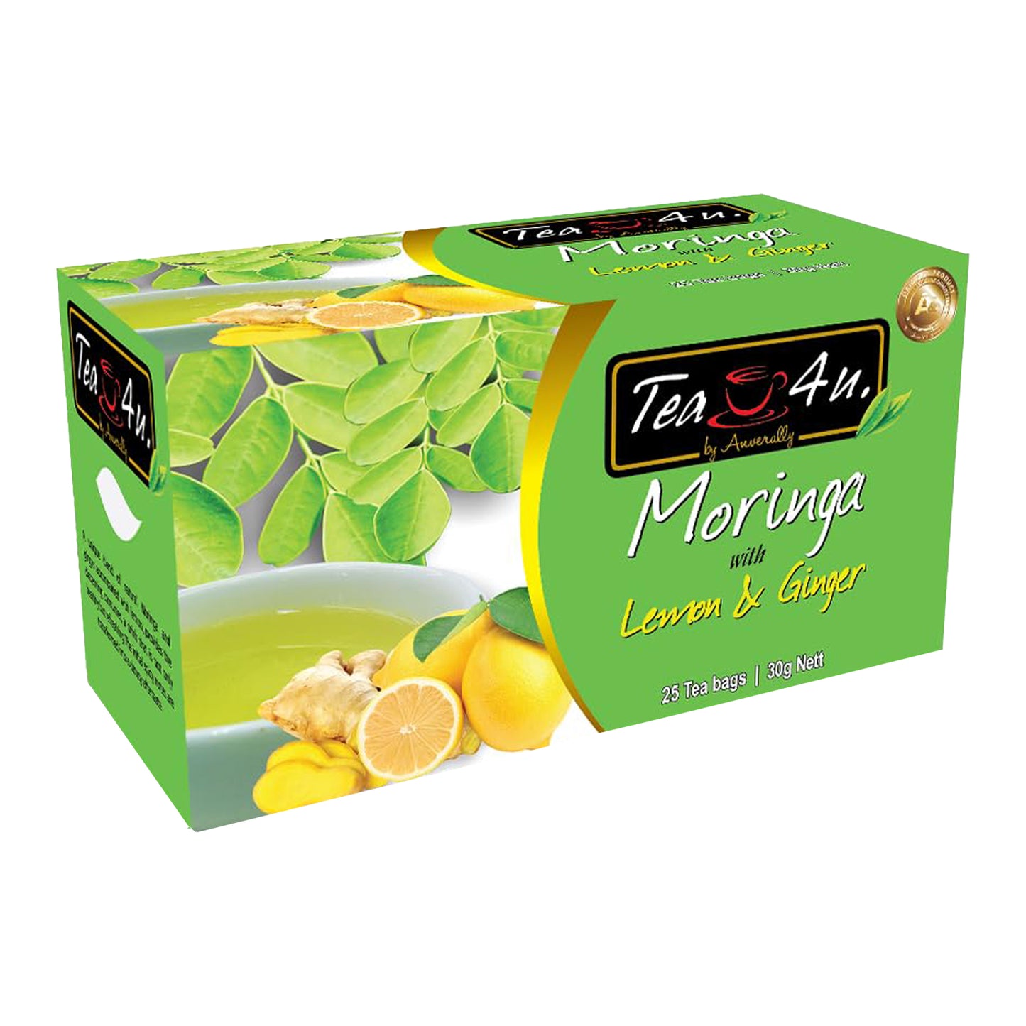 Tea4U Моринга с лимоном и имбирем (30 г) 25 пакетиков