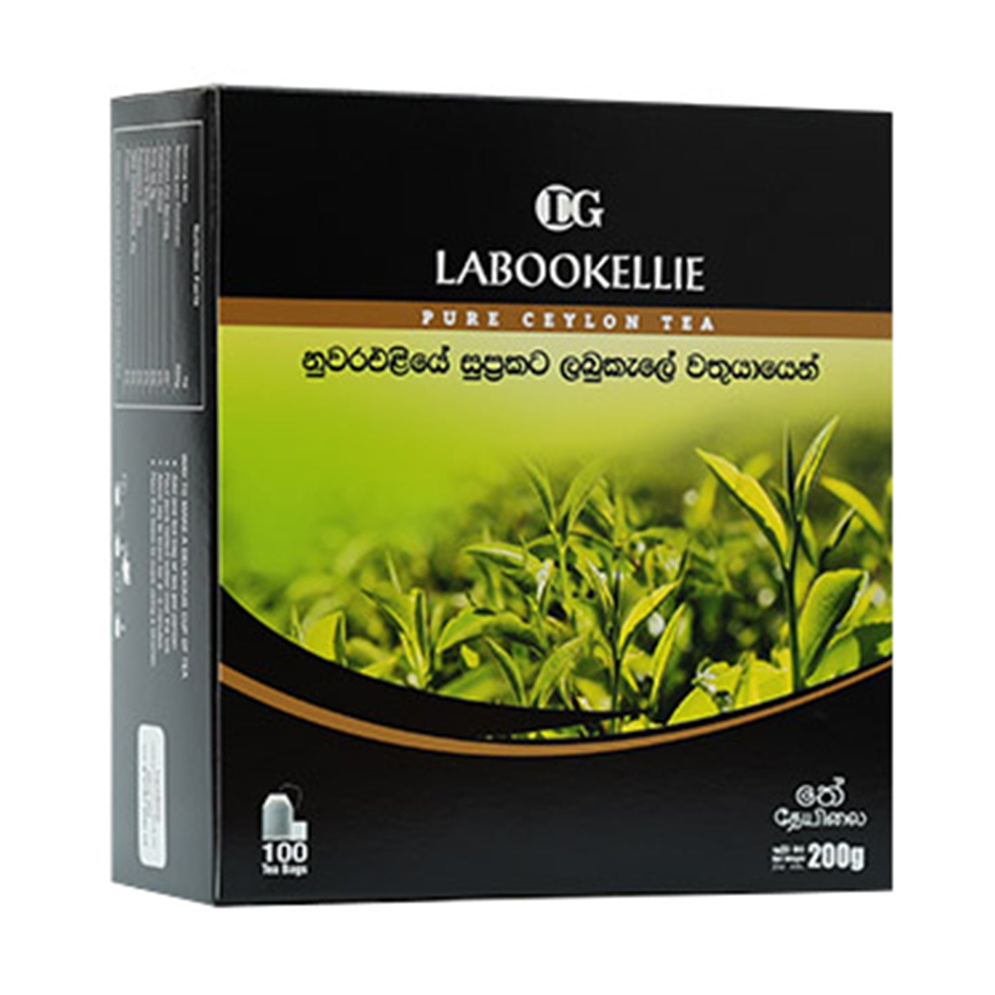 Цейлонский черный чай DG Labookellie (50 г) 25 пакетиков