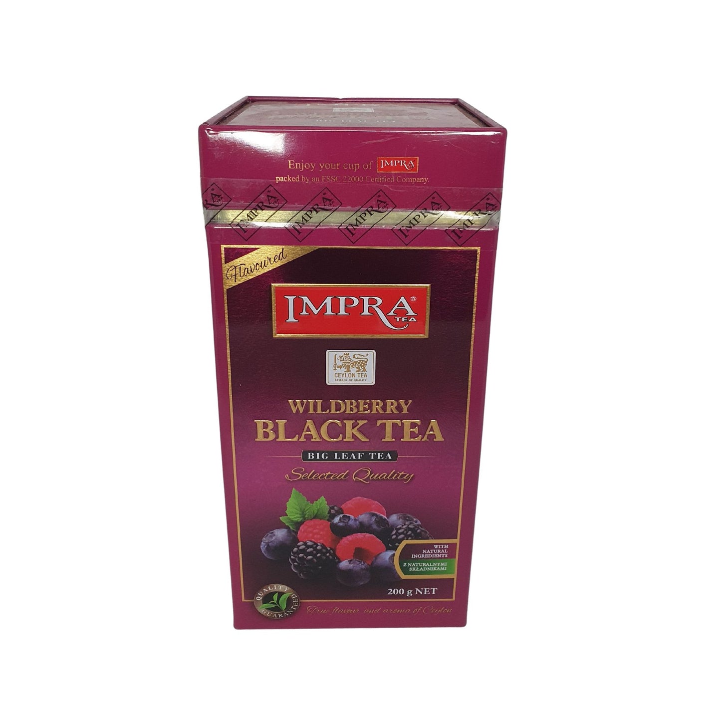 Металлическая корзина Impra Wildberry с большими листьями (200 г)