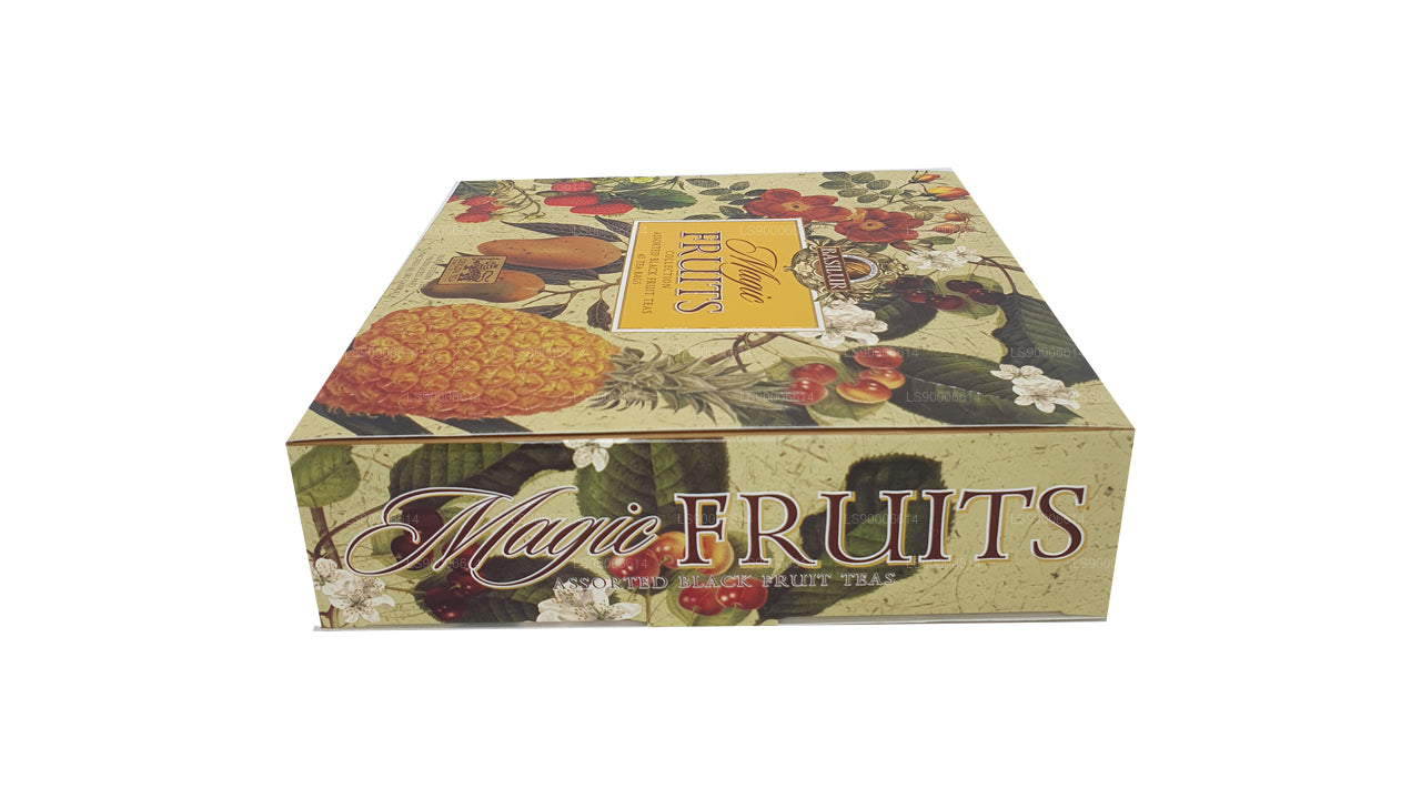 Чай Basilur Magic Fruits «Ассорти волшебных фруктов - 40 конвертов» (80 г) в пакетиках