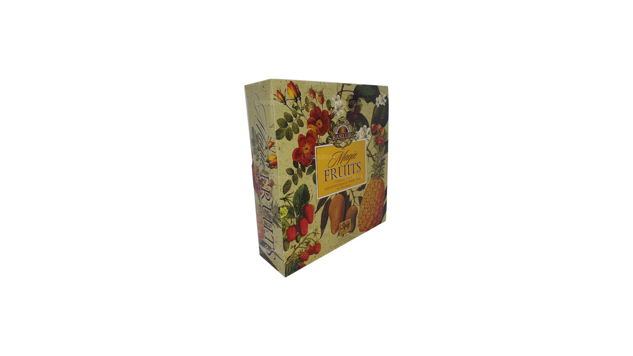 Чай Basilur Magic Fruits «Ассорти волшебных фруктов - 40 конвертов» (80 г) в пакетиках
