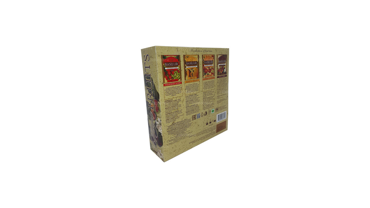 Чай Basilur Magic Fruits «Ассорти волшебных фруктов - 40 конвертов» (80 г) в пакетиках