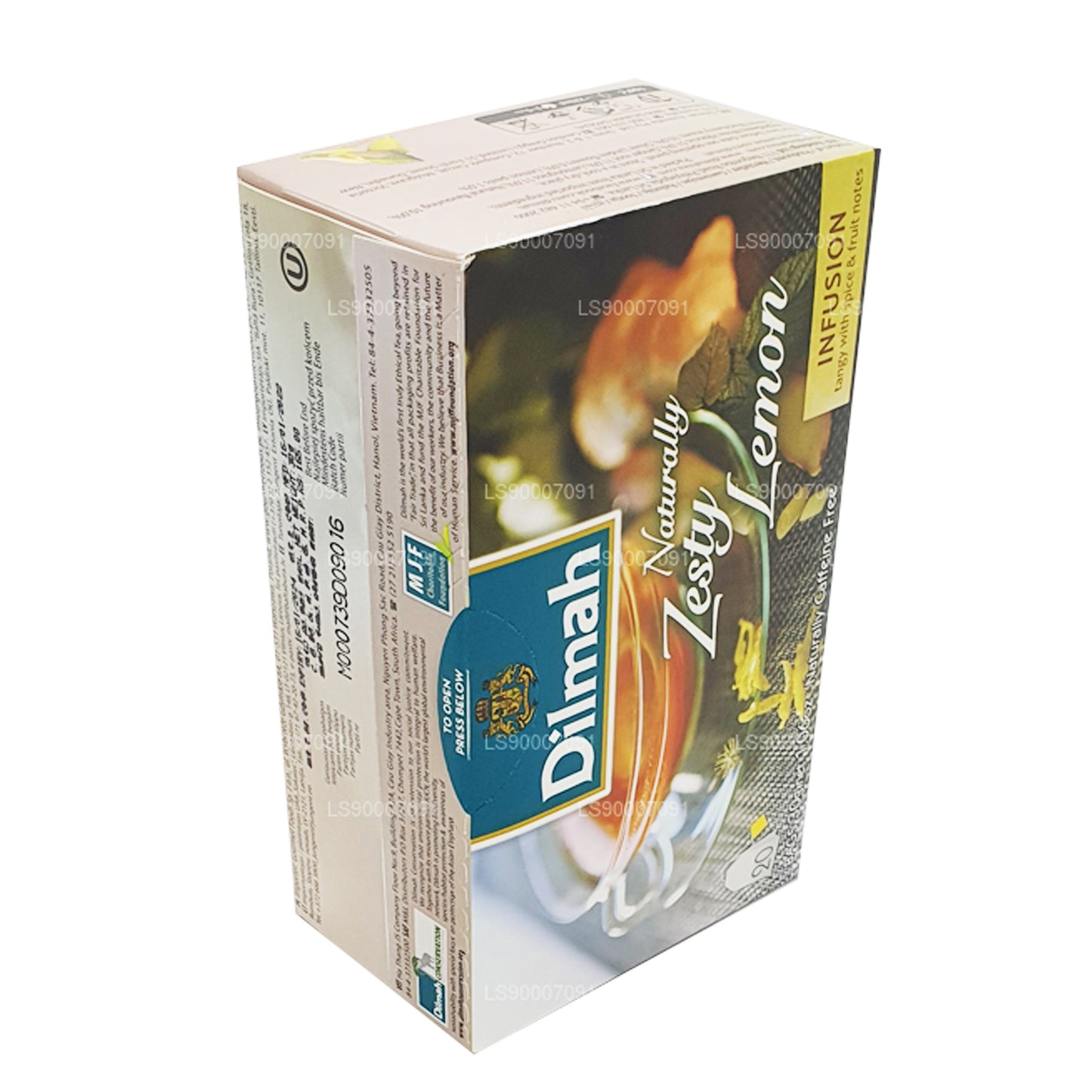 Dilmah Натуральный пикантный лимон (30 г) 20 чайных пакетиков