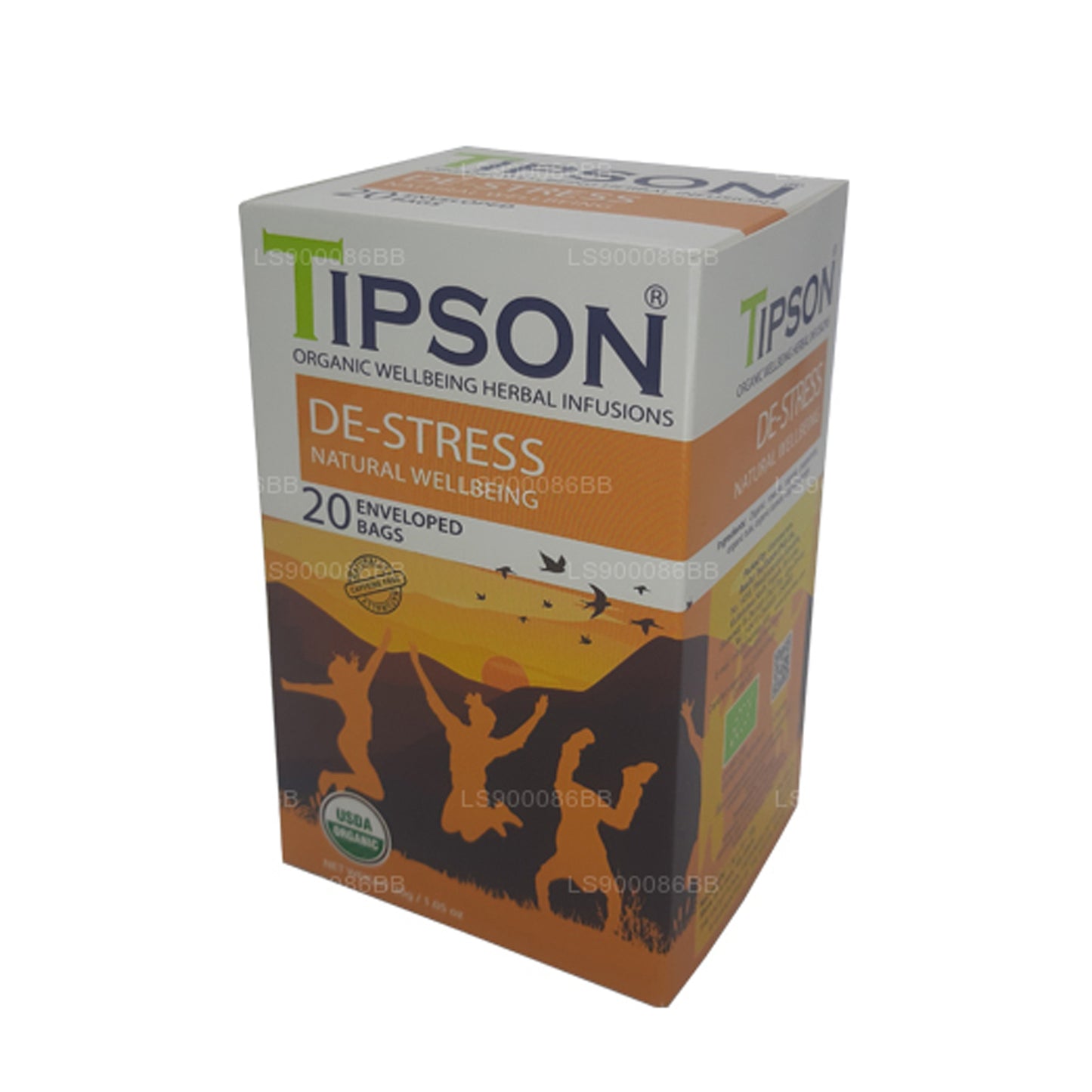 Натуральное благополучие Tipson De-Stress (30 г) 20 пакетиков чая в конвертах