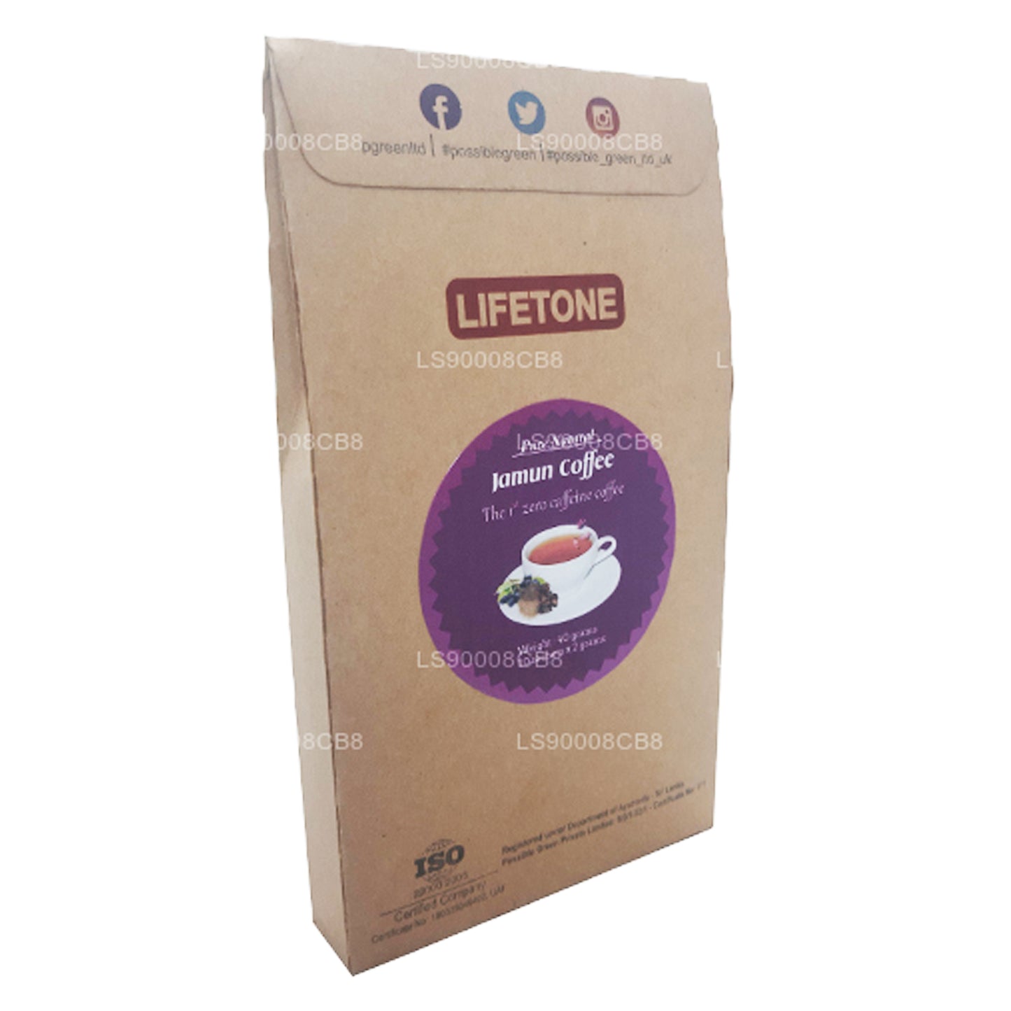 Кофе с семенами жамуна Lifetone (40 г)