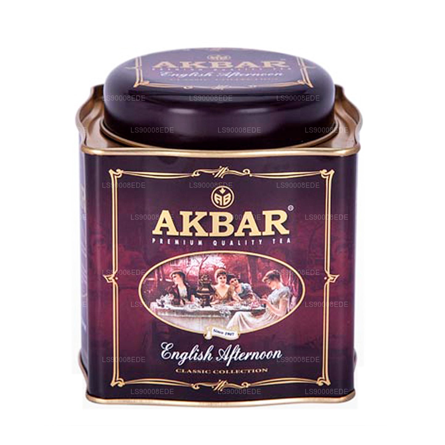 Классический английский послеобеденный листовой чай Akbar (250 г), оловянный