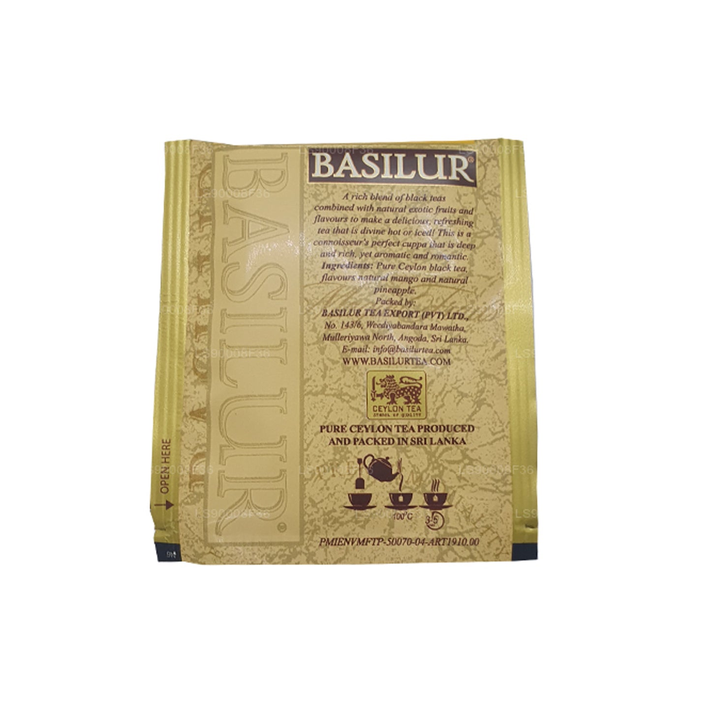 Basilur Мэджик Фрутс Манго и Ананас (50 г) 25 пакетиков чая