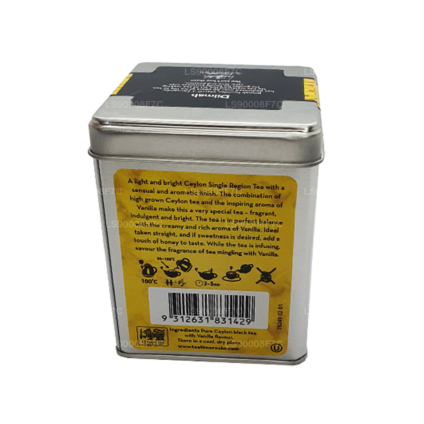 Ванильный цейлонский чай Dilmah серии T (100г)