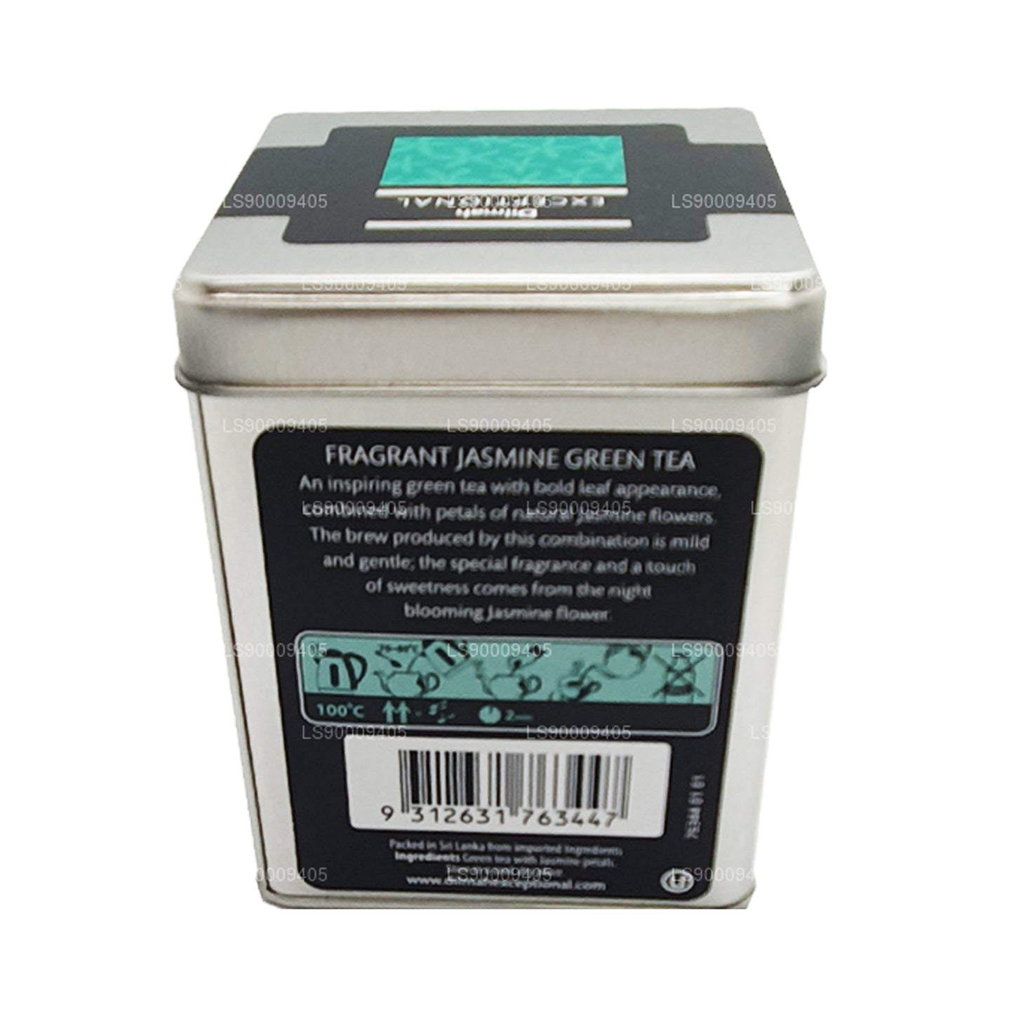 Dilmah Исключительный ароматный зеленый листовой жасминовый чай (100 г)