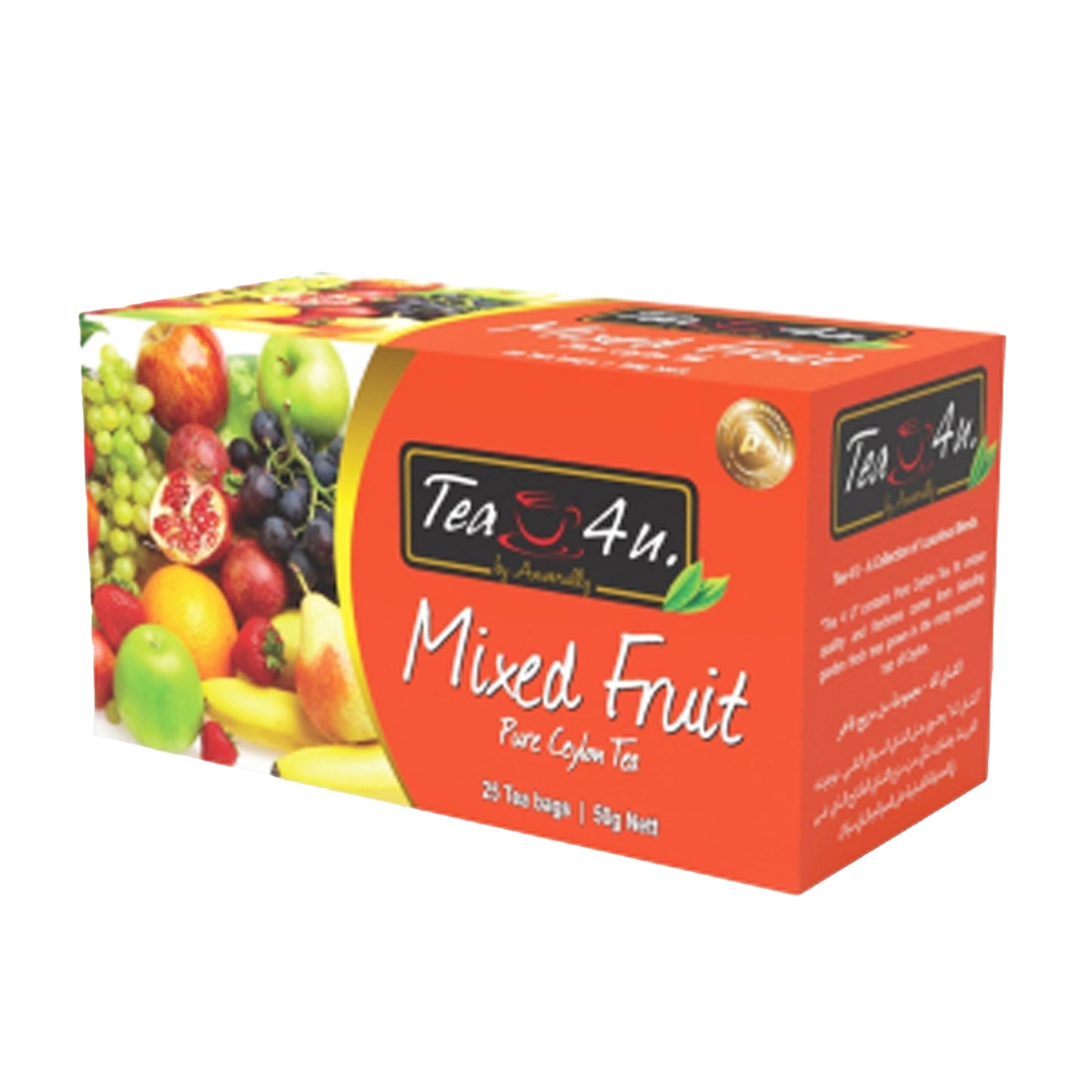 Смешанный фруктовый чай Tea4U (50 г) 25 пакетиков
