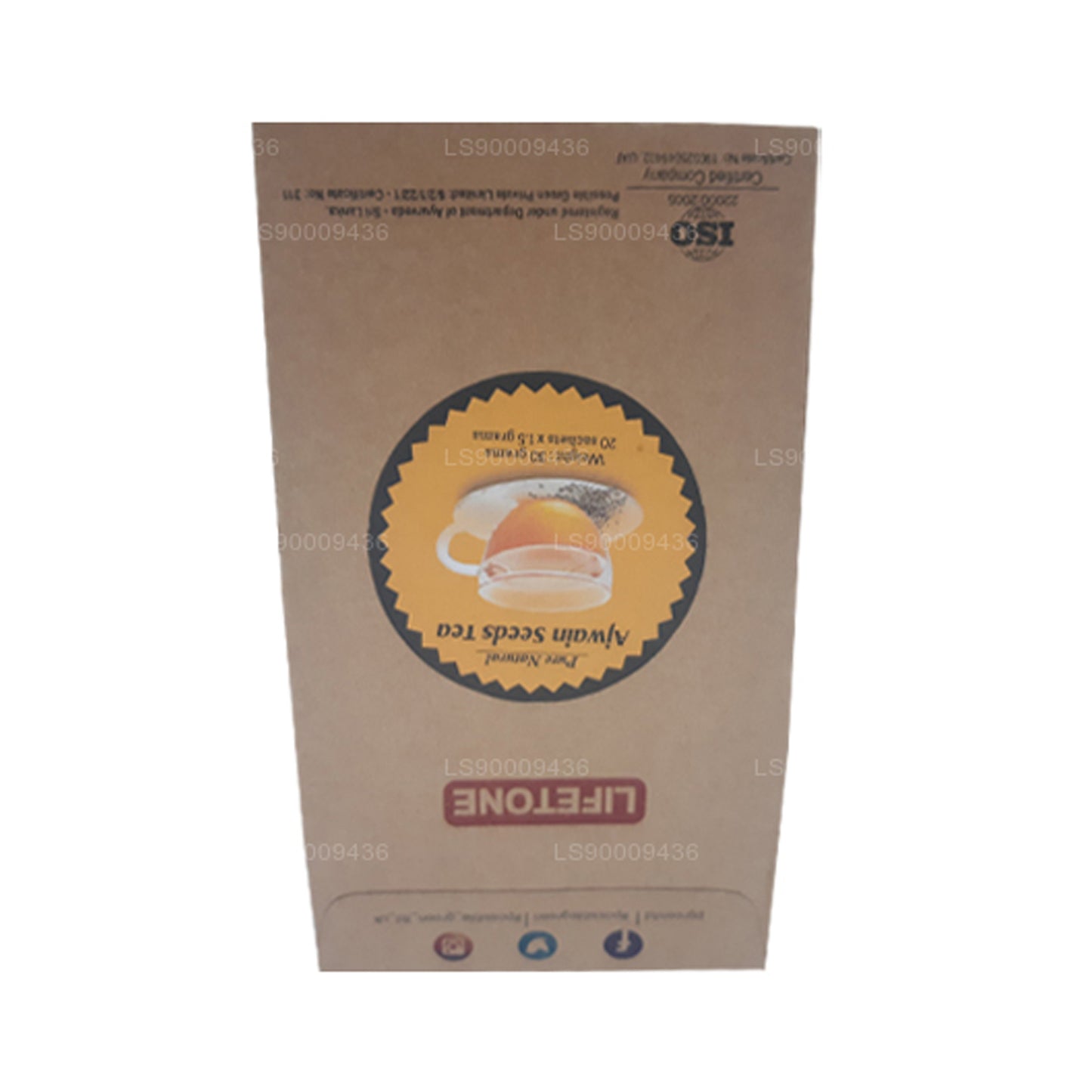 Lifetone Ajwain Seed Tea (30g) 20 Tea Bags