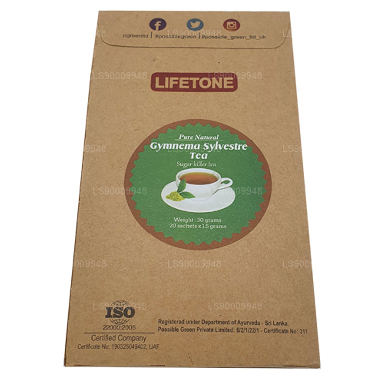 Чай Lifetone Джимнема Сильвестр (40 г)