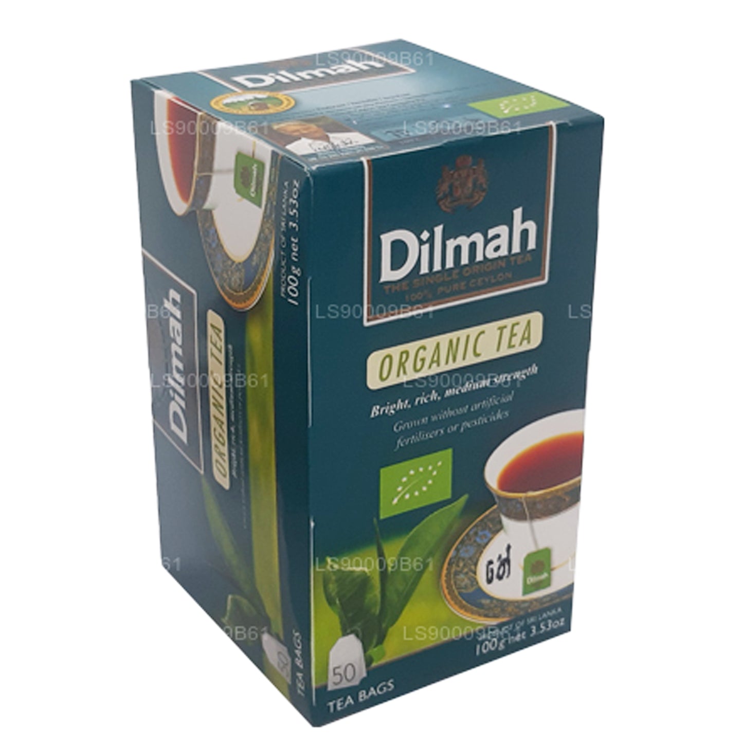 Органический чай Dilmah (100 г) 50 пакетиков