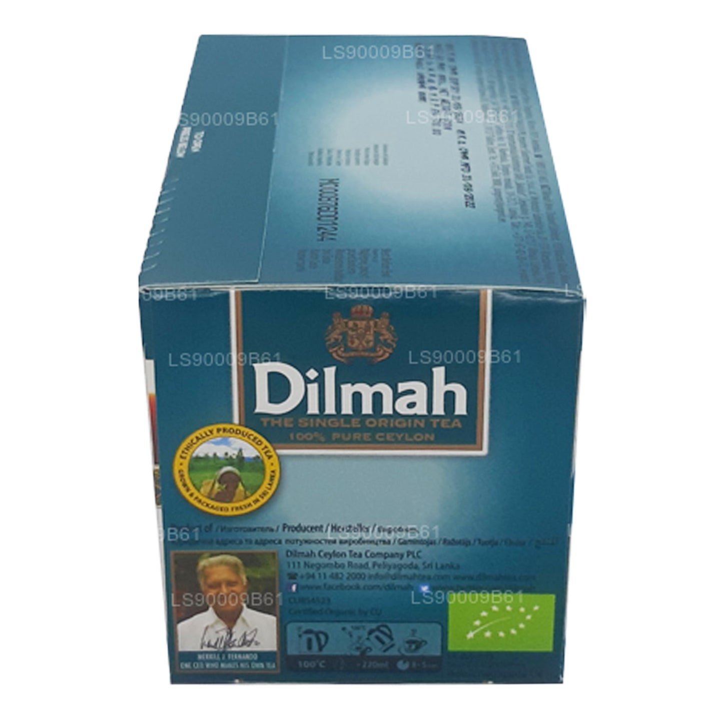 Органический чай Dilmah (100 г) 50 пакетиков